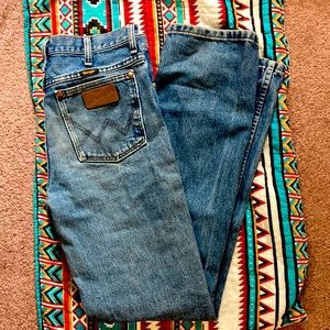New wrangler jeans love them I’m just ready to rotate for something else.